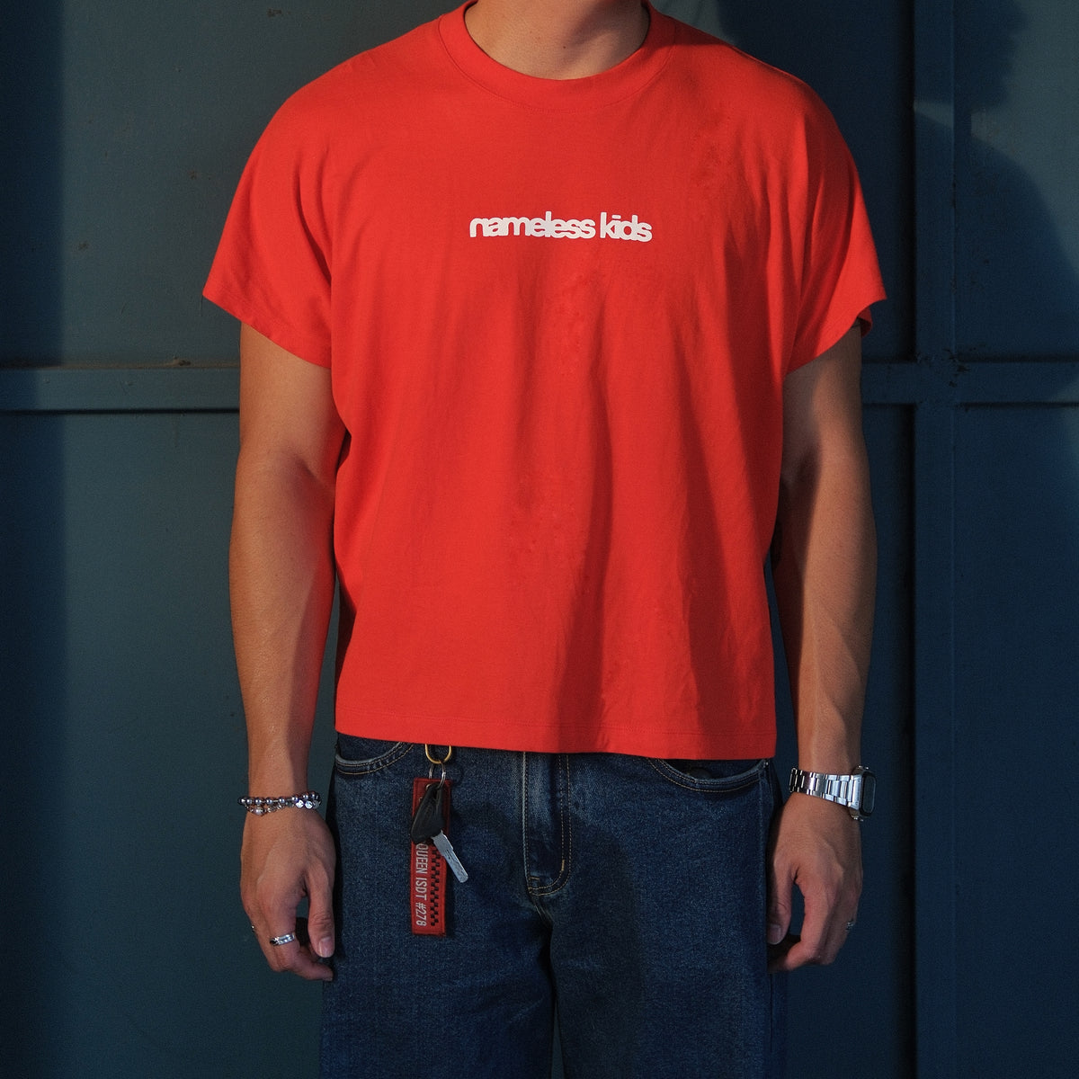 "HELLO MY NAME IS " Metro Presko Tee - Scarlet Red