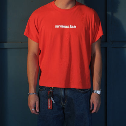 "HELLO MY NAME IS " Metro Presko Tee - Scarlet Red