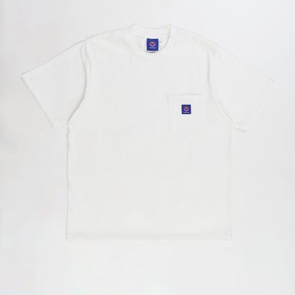 S/S White Pocket T-S