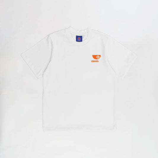 S/S White bird. Oshinoya Graphic Tee