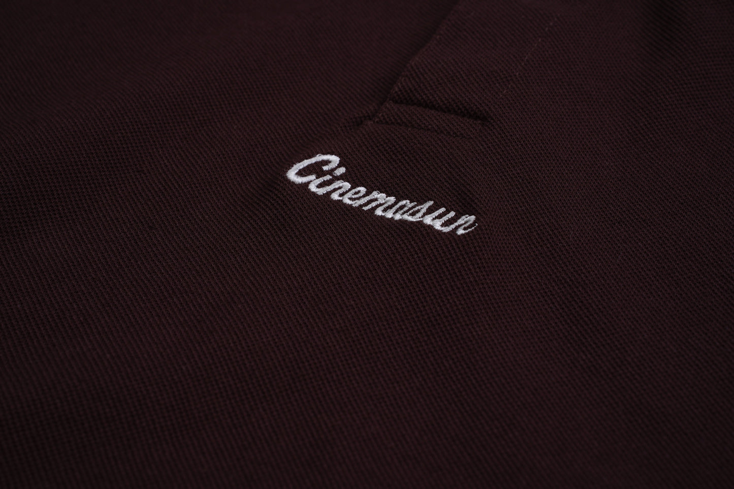 Brown Script Polo Shirt