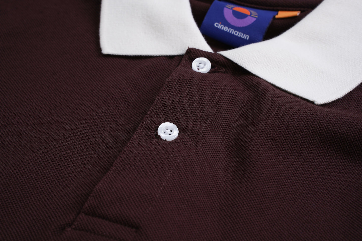 Brown Script Polo Shirt