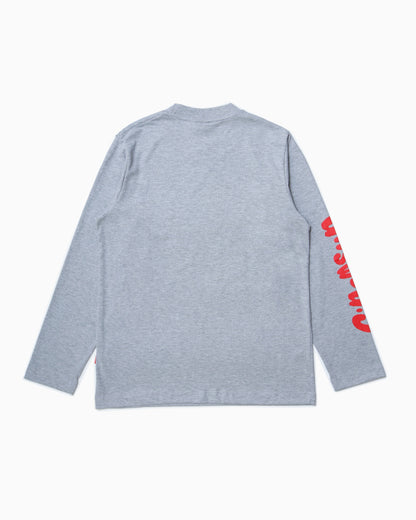 Director Graphic Long Sleeve Cotton Tee - Heather