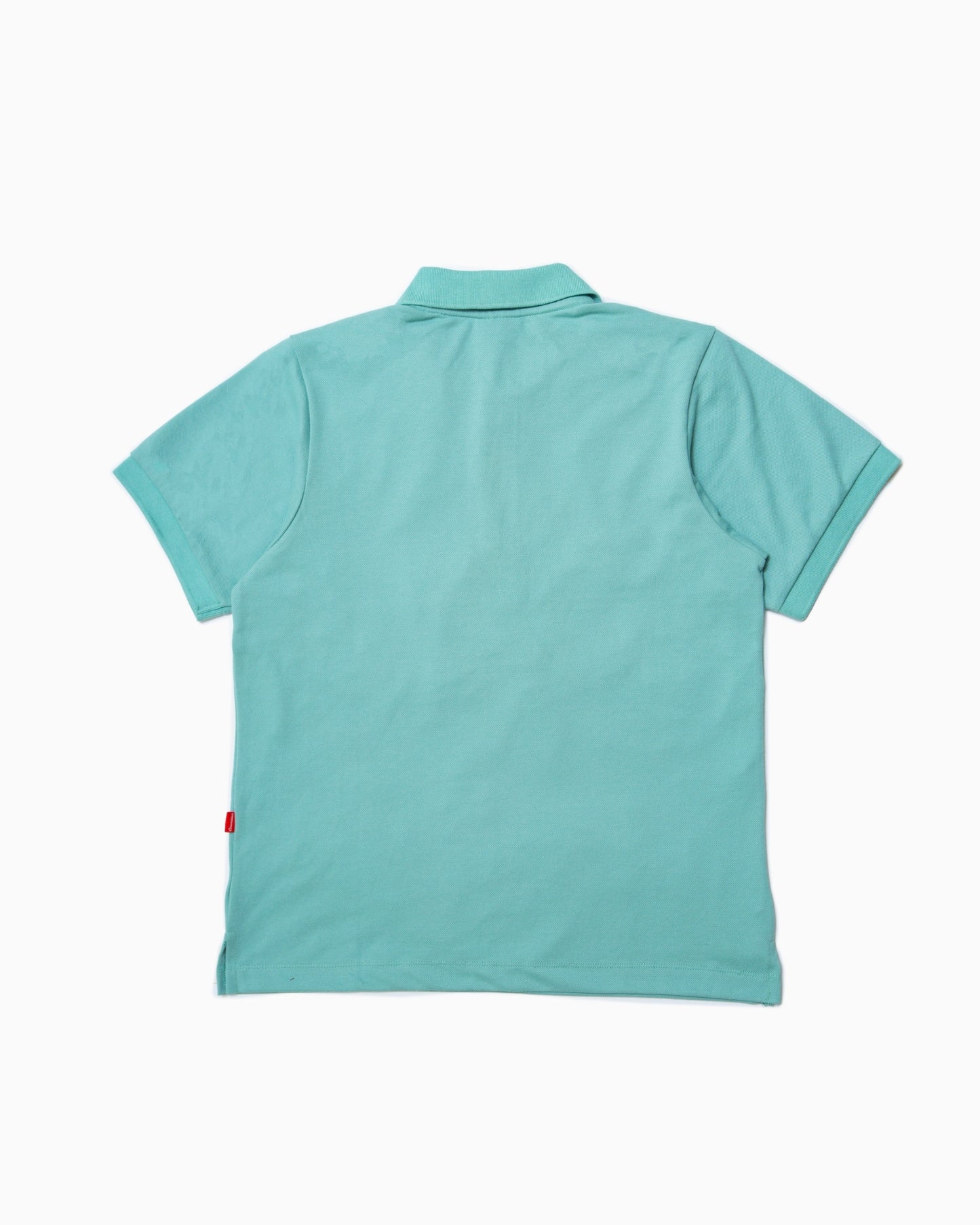 Script Icon Pique Polo Shirt - Sea Foam
