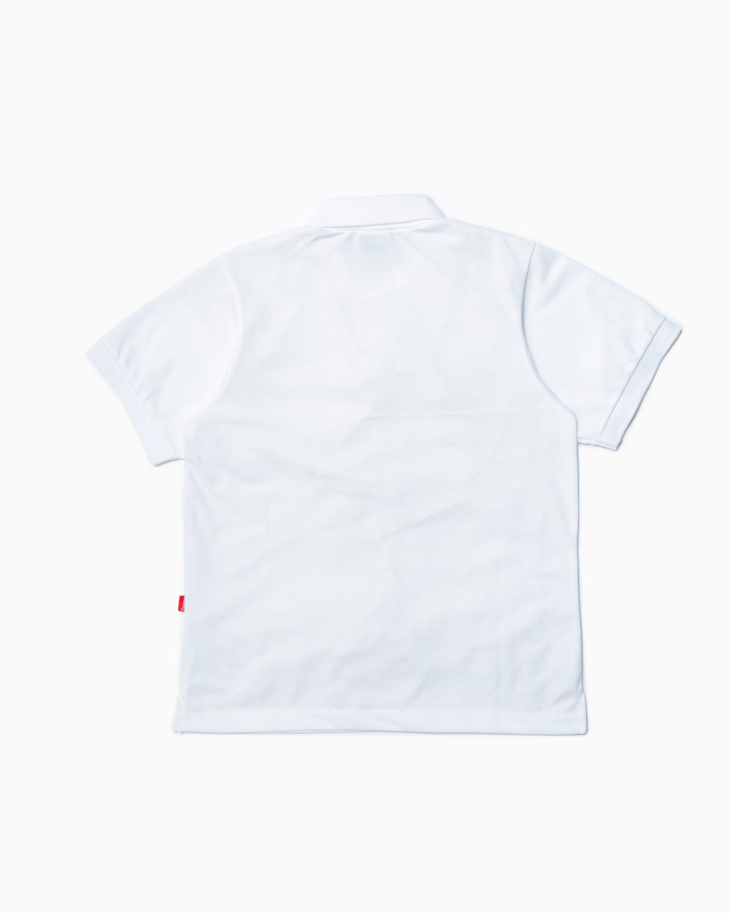 Script Icon Pique Polo Shirt - Ivory