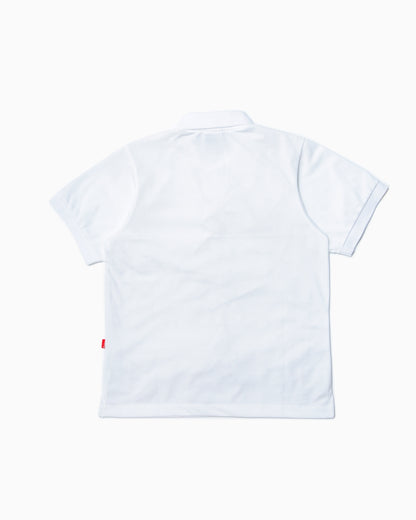Script Icon Pique Polo Shirt - Ivory