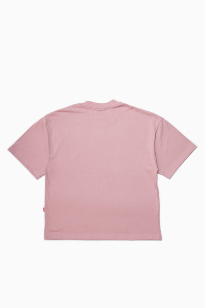 Tempo Heavy Jersey Cropped Tee - Lobster Pink