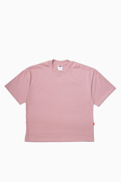 Tempo Heavy Jersey Cropped Tee - Lobster Pink