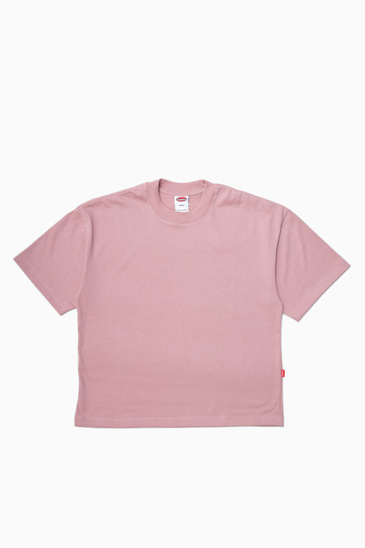 Tempo Heavy Jersey Cropped Tee - Lobster Pink