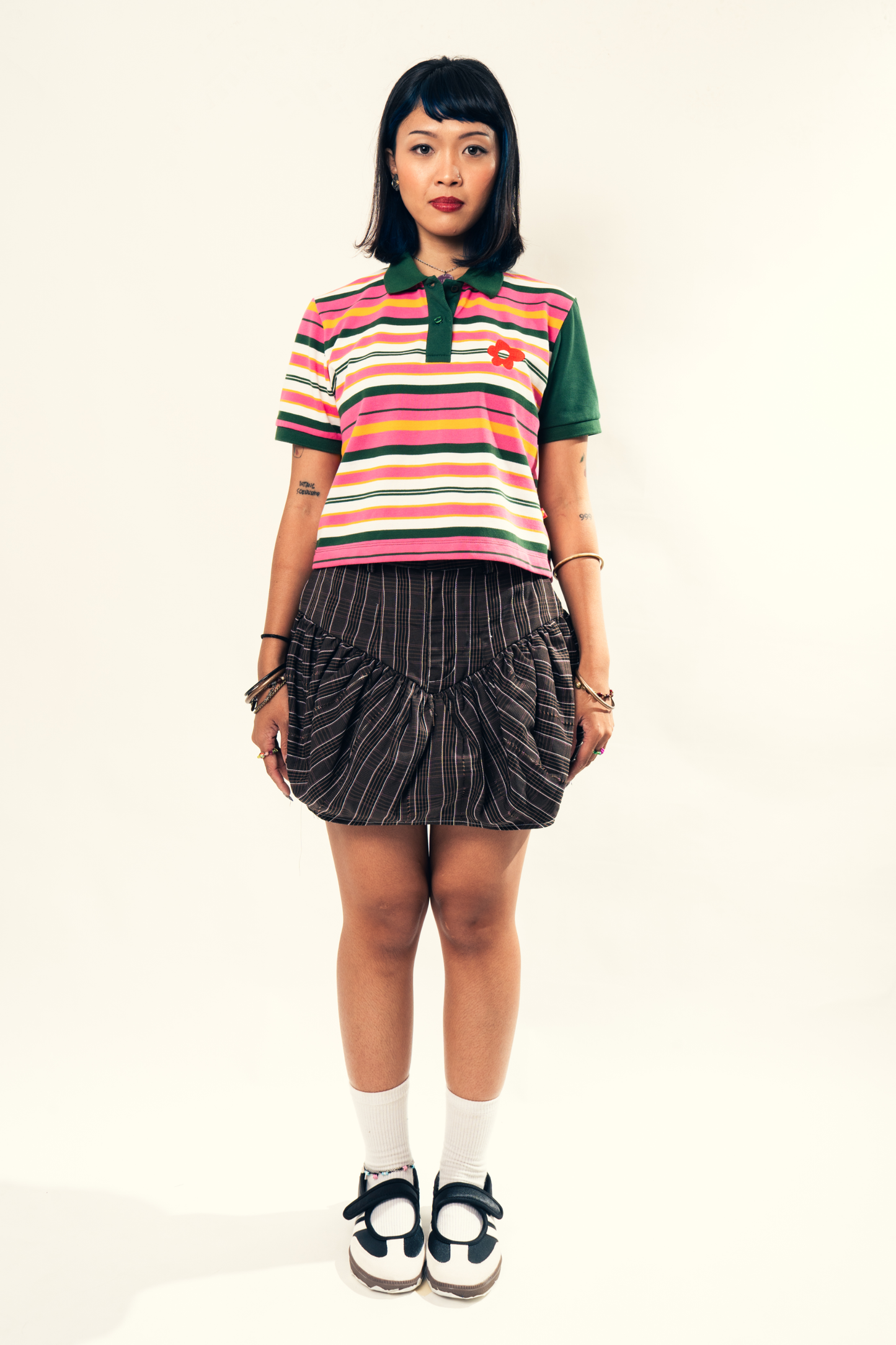 Sapink-Sapink Cropped Polo