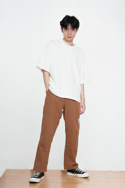 Tempo Heavy Jersey Cropped Tee - Ivory