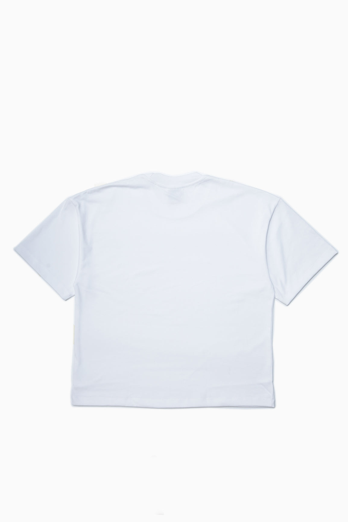 Tempo Heavy Jersey Cropped Tee - White