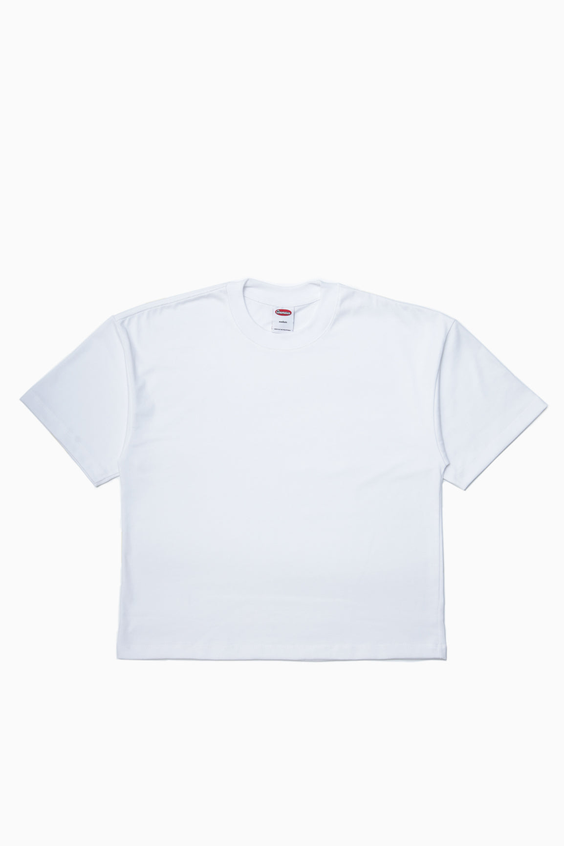 Tempo Heavy Jersey Cropped Tee - White