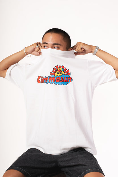 Retro TV Heavy Jersey Tee - White