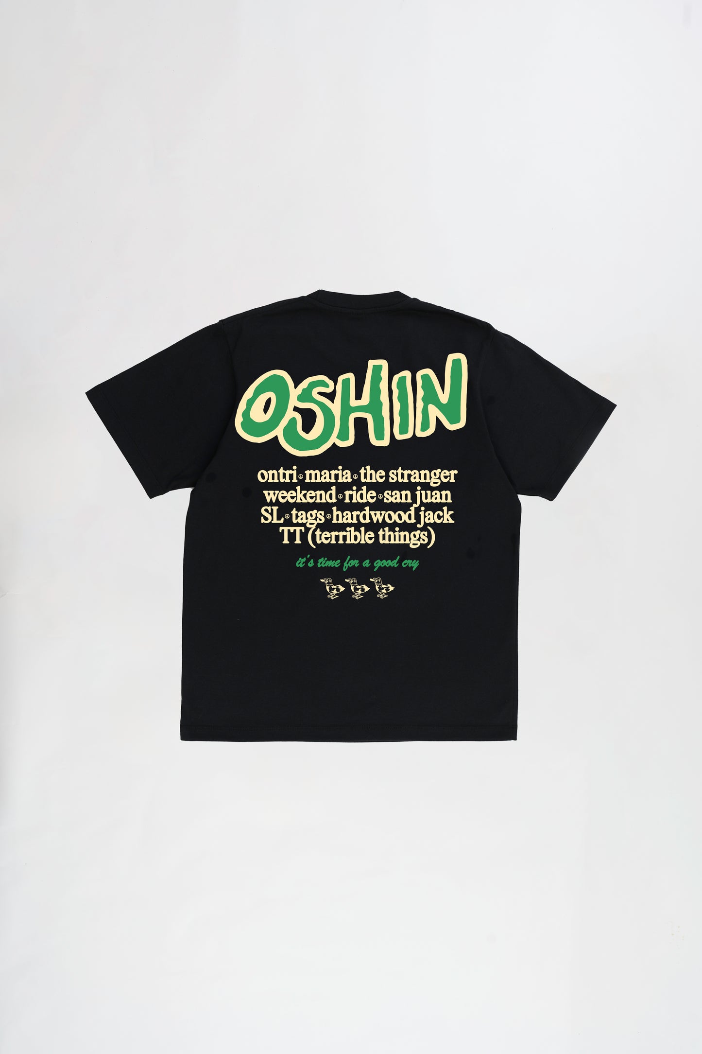 S/S Black bird. Oshin Graphic Tee