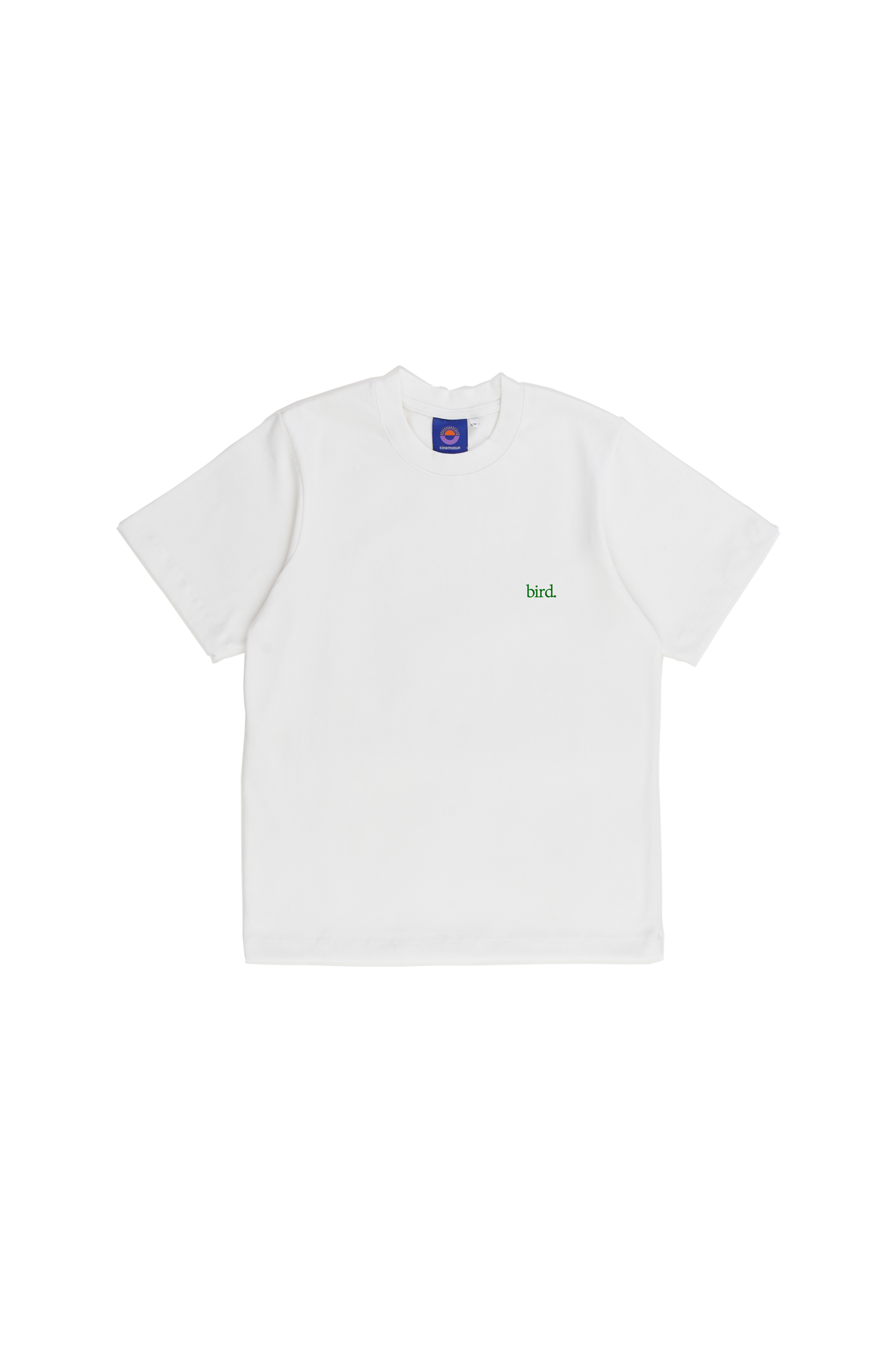 S/S white bird. Distancia Amigo Logo Tee