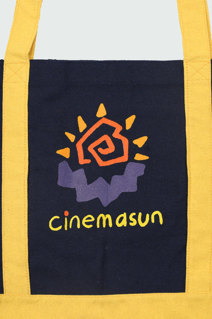 Classic Core Tote Bag - Navy & Canary